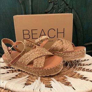 Sunshine WovenPlatform Sandals Beach by Matisse